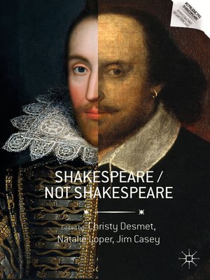 cover image of Shakespeare / Not Shakespeare